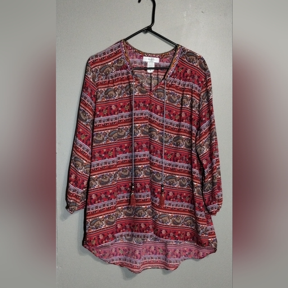 Moa Moa Women's Blouse Tunic (2X)